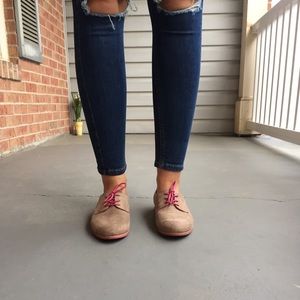 Mossimo Beige suede oxford